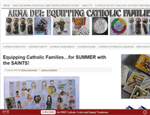 Tablet Screenshot of equippingcatholicfamilies.com